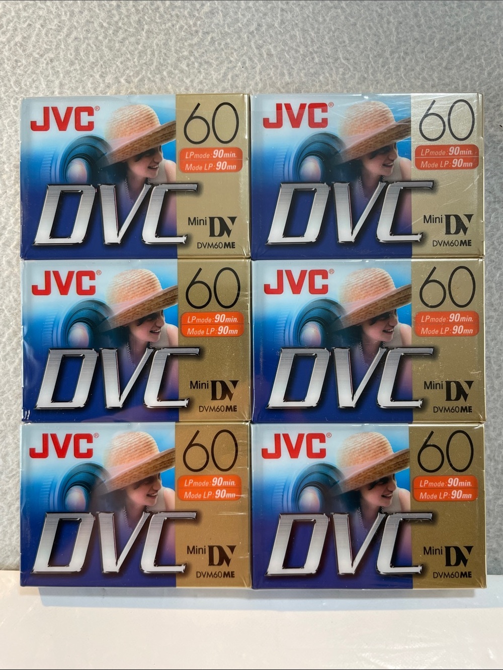 JVC DVC 60 Mini DV 6 Pack NEW! Sealed